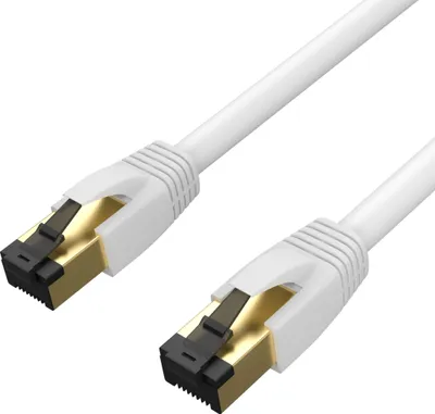 Produktbild von Patchkabel cat 8.1 F/FTP PIMF LSZH grau 0,25m
