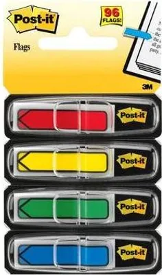 Immagine prodotto di Post-it® 684-ARR3 Frecce indice tipo 684 - 11,9 x 43,2 mm, colori base