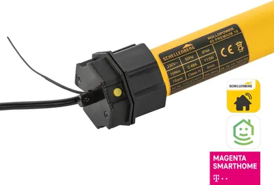 Produktbild von Schellenberg Rolladenmotor Premium mit Funk 10 Nm Maxi, Rohrmotor für 60 mm Welle bis zu 4,2 m², 21210