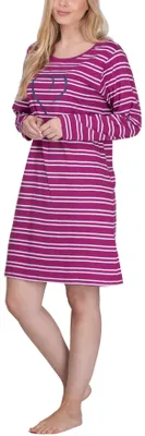 Produktbild von Moonline  Damen Nachthemd kurz Sleepshirt aus 100% Baumwolle ; Lila , 44/46