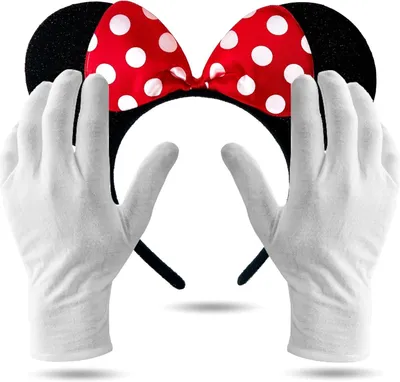 Image de Serre-tête avec oreilles de souris 2 en 1 – Carnaval Accessoire ludique pour événements, spectacles et costumes à thème