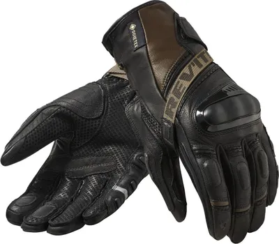 Image de Gants de moto Revit Dominator 3 GTX, noir/sable, 2XL