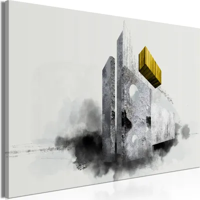Produktbild von Modernes Wandbild n-A-1383-b-a (120x80 cm) - 1 Teilig Bilder Fotografie auf Leinwand Foto Bild Dekoration Wand Bilder Kunstdruck ABSTRAKT GEOMETRIE