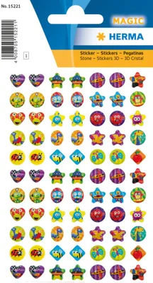 Produktbild von Herma MAGIC Sticker Little Aliens, Stone