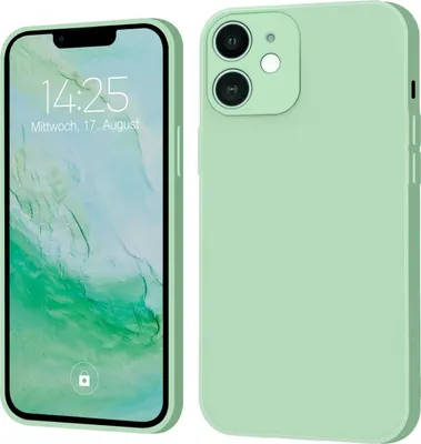 Produktbild von Hülle für iPhone 14 Case Cover Bumper Silikon Softgrip Schutzhülle Farbe: Türkis