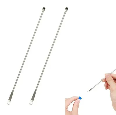 Productafbeelding van 2 Stuks Laboratoriumspatels Van Roestvrij Staal, 20 cm