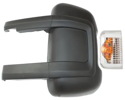Image de Fiat Ducato 2006 - Boîtier de rétroviseur extérieur gauche + bras long + clignotant orange (2 pièces)