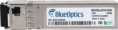 Zdjęcie produktu dla BlueOptics BO55J27610DIN, Swiatłowód, 10000 Mbit/s, SFP+, LC, BX-U, 10000 m