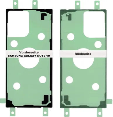 Produktbild von Samsung Galaxy Note 10 N970F Akkudeckel Klebefolie Kleber Backcover Rahmen Glue