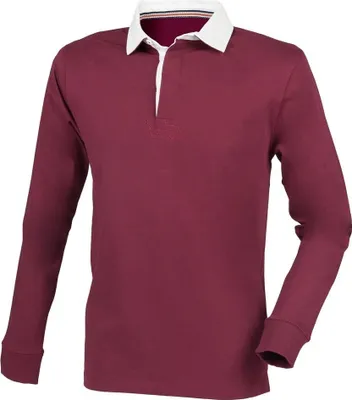 Image de Front Row - Tee-shirt de rugby "Premium" pour homme PC5673 (L) (Rouge vin)