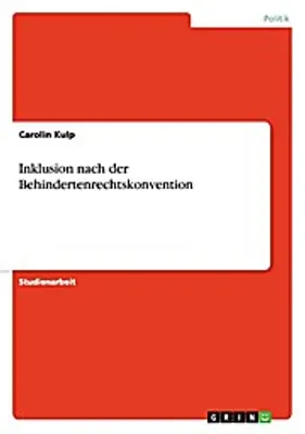 Produktbild von Inklusion nach der Behindertenrechtskonvention