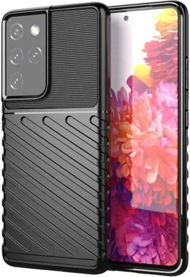 Produktbild von Thunder Case flexible Panzerhlle Samsung Galaxy S22 Ultra schwarz