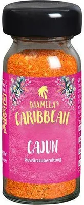Produktbild von Djamela Cajun Gewürzzubereitung 30 G Glas  Vegetarisch Würzig herzhaft mit leicht scharfer Note