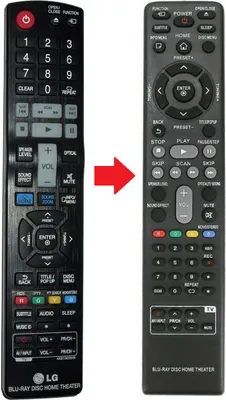 Produktbild von Ersatz Fernbedienung für LG HX772 en HX752