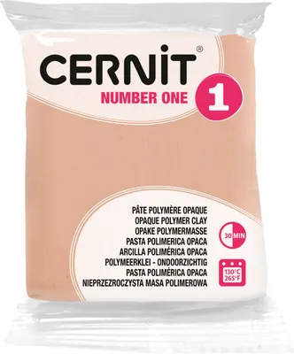 Zdjęcie produktu dla Cernit Polymer Clay N°1 Glinka polimerowa Peach 56 g