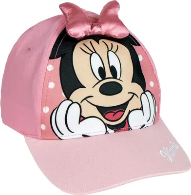 Zdjęcie produktu dla Czapka dziecięca Myszka Minnie czapka dziewczęca z daszkiem 3D Cappy