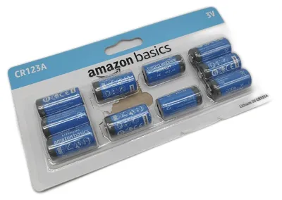Produktbild von Amazon Basics Lithium Batterien CR123A 3V Batterien 10 Stück Lang anhaltend