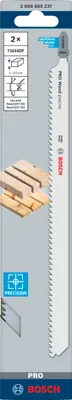Immagine prodotto di PRO Wood precise T1044DP Lama per seghetto alternativo, 250 mm, 2 pz.