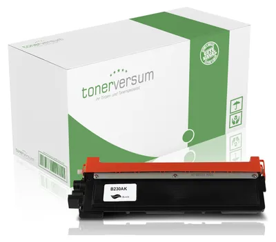 A toner cartridge and its packaging are shown against a white background.