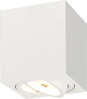 Produktbild von Ledvion - LED Aufbauspots Quadratisch, Dimmbare, 3W, 6500K, Weiß, Deckenleuchte