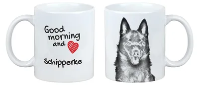 Immagine prodotto di Schipperke - Tazza con cane, tazza con immagine, regalo personalizzato del marchio Art-Dog