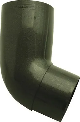 Produktbild von Marley Fallrohrbogen Kunststoff rund 67° Anthrazit metallic DB703 NW 105 mm
