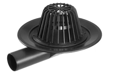 Produktbild von UPMANN Flachdachabläufe DN 70 mm / waagerecht - 80477