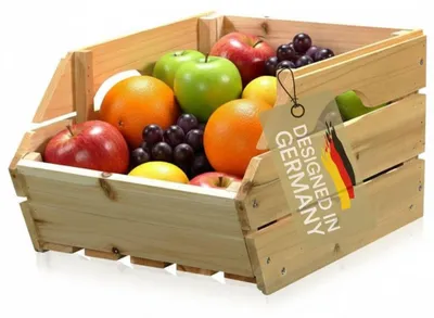 Produktbild von Universelle Holzaufbewahrungsbox - 38 x 27 x 20 cm