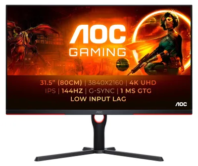 Zdjęcie produktu dla AOC 81,3cm (31,5") U32G3X   16:09 2xHDMI+2xDP IPS 4K Lift bl retail