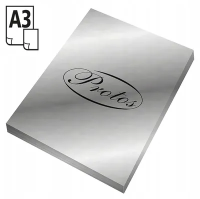 Produktbild von Protos Brystol A3 Silber 20 Blatt Technisches Papier