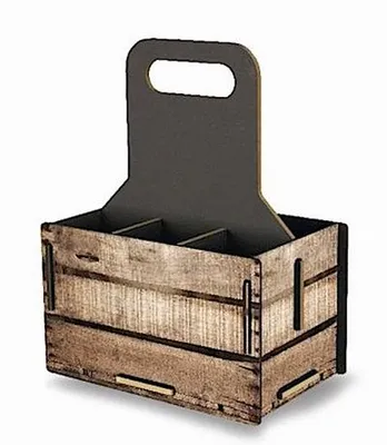 Produktbild von Werkhaus Flaschenträger Sixpack Weinkiste