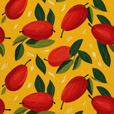 Produktbild von OUTDOOR DEKOSTOFFE OXFORD - Motiv Obst | DX6337