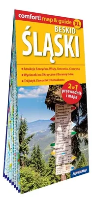 Obrázok produktu pre Beskid Śląski laminowany map&guide 2w1 przewodnik i mapa)