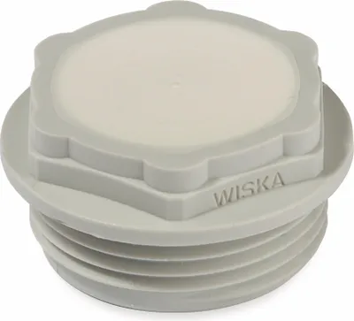 Produktbild von WISKA Membranschraube, 10062569, EMS 25, RAL 7035, Lichtgrau