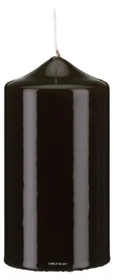 Produktbild von Lackkerzen Stumpenkerzen Chocolate Schokolade 150 x Ø 80 mm, 4 Stück