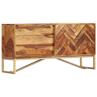 Produktbild von Sideboard 118x30x60 cm Massivholz Akazie