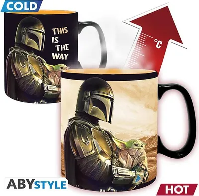 Produktbild von Tasse Star Wars The Mandalorian Mando (Thermoeffekt) - Tassen