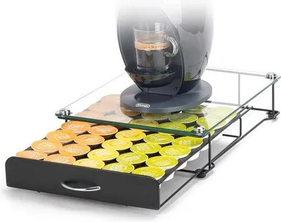 Immagine prodotto di Portatazze da caffè con vaschetta raccoglicapse in plastica per la cucina