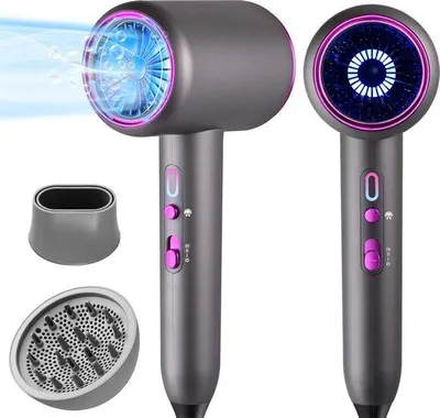 Productafbeelding van Ionische Föhn met Diffuser - Professionele Föhn met Diffuser - Haardroger - Reis Föhn