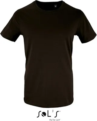 Immagine prodotto di SOLs 02076 | Maglietta a maniche corte da uomo Milo - Colore: Nero profondo - Taglia: L