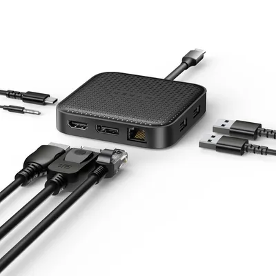 Image de HyperDrive Mobile Dock - Station d'accueil - USB4 - HDMI, DP - 1GbE