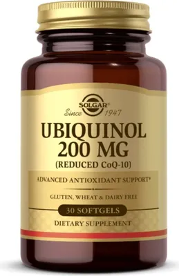 Productafbeelding van Solgar Dietary supplements Ubichinol Q10 Kaneka 200 MG, BI8023