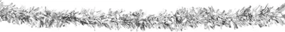 Produktbild von Party Deko Lametta - Weihnachtsgirlande silber 4m