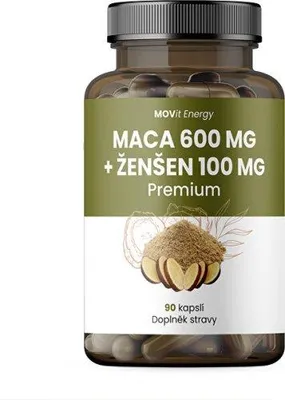 Zdjęcie produktu dla Maca 600 mg + żeń-szeń 100 mg, 90 kapsułek