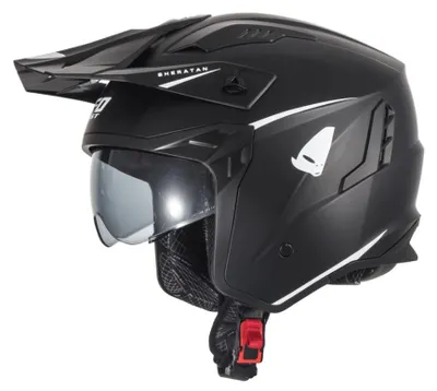 Image de Ufo Sheratan casque jet noir M noir M