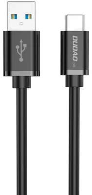 Produktbild von Dudao L5G USB-A/USB-C Ladekabel - Schnellladung, 1m, Schwarz KP41482