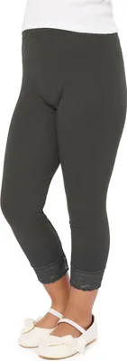 Image de Leggings 3/4 pour fille Merry Style MS10-293 (Graphite, 146 cm)
