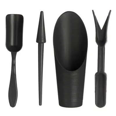 Produktbild von Gartenpflege-Set: Schaufel, Rechen, Handstreuer