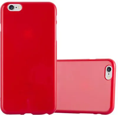 Zdjęcie produktu dla Etui ochronne Cadorabo do Apple iPhone 6 PLUS / 6S PLUS w kolorze czerwonym TPU Case Cover