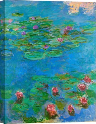 Image de Peintures sur toile Claude Monet - Nymphéas (détail), 1914-1917 - 120 x 90 cm